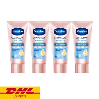 4x Vaseline Dry Serum Bright & Dry Glutaglow Underarms Deodorant Smooth 45 ml - Image 1 of 4