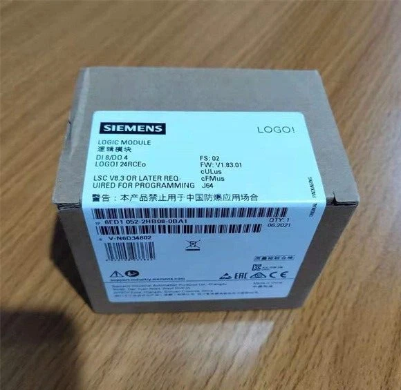 1PC New Siemens 6ED1 052-2HB08-0BA1 LOGO Module 6ED1052-2HB08-0BA1 - image 1 of 1