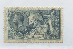 GB KGV 1918 10/ Bradbury Seahorse very lightly used - Picture 1 of 1