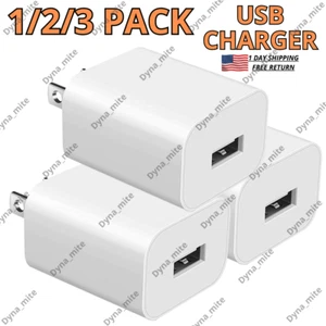 USB Fast Wall Charger Plug QC Adapter US For iPhone All Google Android Universal - Picture 1 of 15