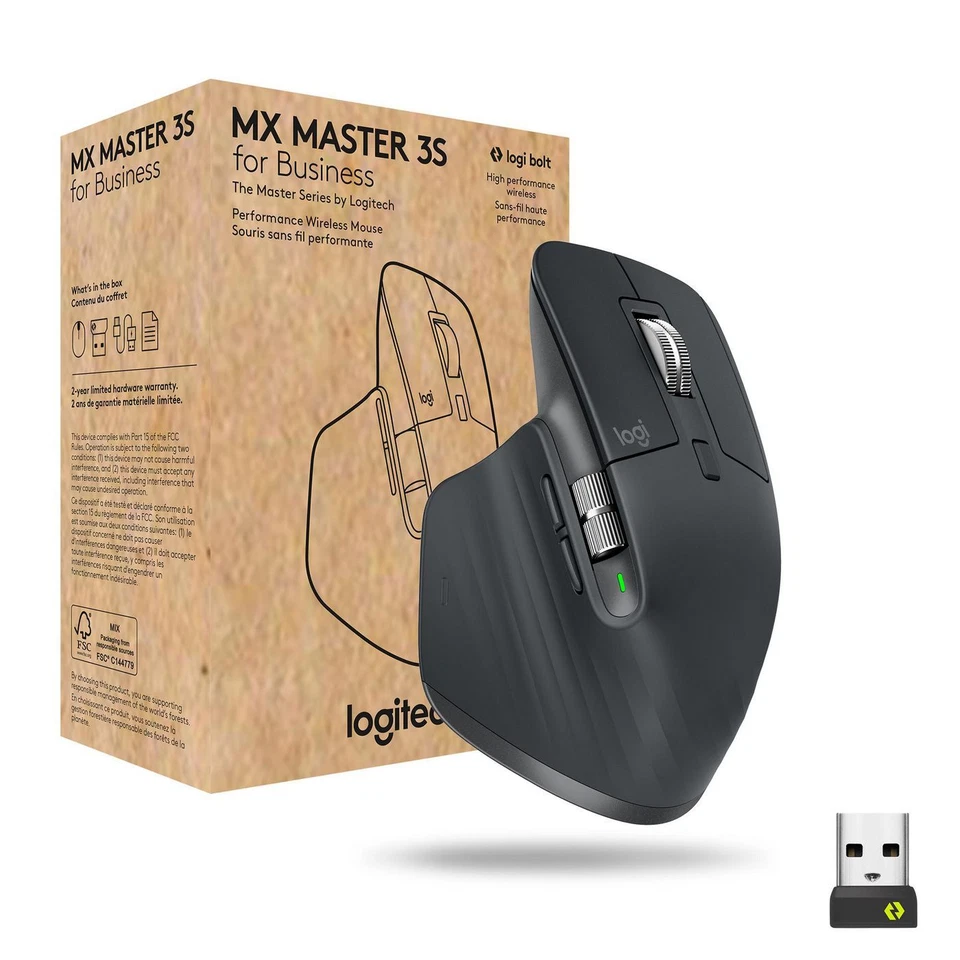 Logitech W128112375 910-006582 MX Master 3s for Business  mouse Right-hand R ~E~ - Bild 1 von 1