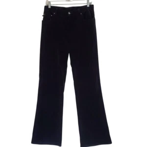Vintage Ralph Lauren Jeans Co schwarz Samt Baumwolle Straight Boot Jeans Damen 6 - Bild 1 von 7