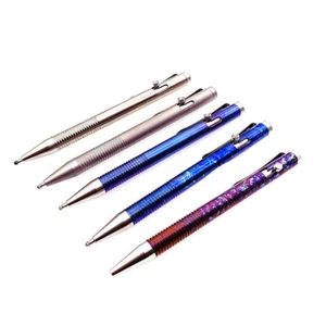 Retractable Ballpoint Pen Titanium Alloy Signature Executive Portable Pocket EDC - Picture 1 of 17