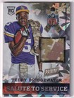 TEDDY BRIDGEWATER 2014 BLACK FRIDAY SALUTE TO SERVICE ROOKIE RC JERSEY PATCH ICE