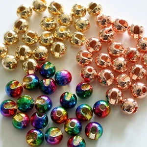 TUNGSTEN Perlen geschlitzt 20 Stk!!! Slotted Beads 2,8 -- 5,5 mm. Top Qualität - Bild 1 von 17