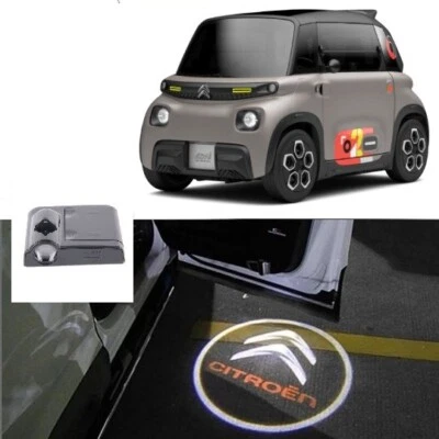 ✅✅ LED SOTTOPORTA SOTTO PORTA CON LOGO CITROEN AMI A BATTERIA FACILI DA MONTARE✅ - Immagine 1 di 4