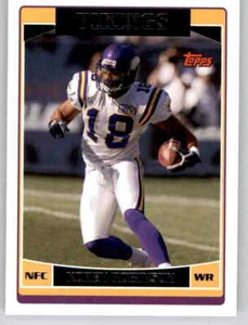 2006 Topps Koren Robinson NFL Base Karte PWE Vikings #128 - Bild 1 von 2