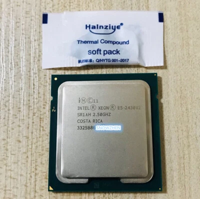 Intel Xeon E5-2430 V2 CPU 2.50GHz 6-Cores 15MB LGA1356 SR1AH Server Processor - Image 1 of 2