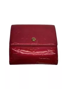 LOUIS VUITTON Folded Wallet Porte Monet Vie Carte Credit Monogram Vernis Gebraucht - Bild 1 von 7