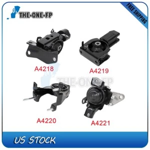 4x Transmission & Motor Mount For Toyota Corolla 1.8L 2003-08 For Auto For A4220 - Foto 1 di 6