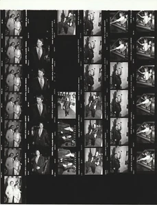Orig Contact Photo Sheet & Negatives Andy Gibb John Ritter Robert Guillaume 1982 - Picture 1 of 2