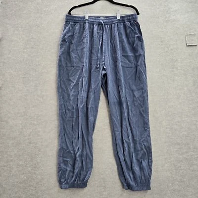 Pantalones Victoria's Secret ROSA Mujer L Azul Lounge Logo 26.5" Entrepierna Foto 1 de 4