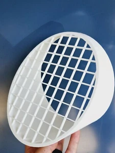 30 Deg Sloped Drain Pipe Mesh Screen to Fit on Outside of Pipe, Various Sizes - Picture 1 of 22
