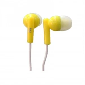 Nutek Stereo Earbuds In Yellow - Picture 1 of 1