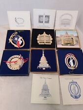 Texas state capitol Christmas ornament lot 1998, 2002,2003, 2004, 2005, 2006