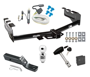Enganche de remolque para 99-07 Silverado Sierra 1500 99-04 2500 LD cableado y bola y bloqueo - Imagen 1 de 10