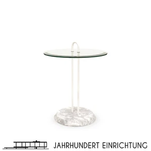 Cattelan Italy | Vico Magistretti | Othello Beistelltisch | Marmor Glas Vintage - Bild 1 von 9
