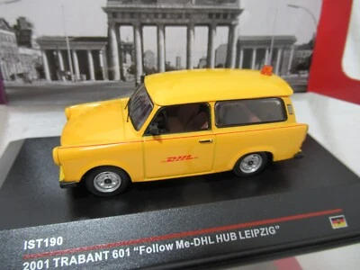 Trabant 601 " DHL " Auto della Germania dell'Est  scala 1/43 IXO IST 190 - Immagine 1 di 4