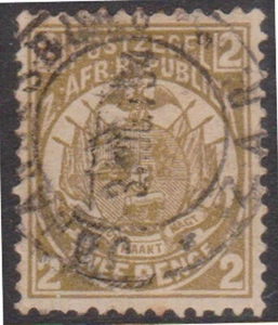 (F272-50) 1885 Transvaal 2d Bistre stamp (AY)  - Bild 1 von 1