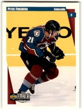 1997-98 Collector's Choice Peter Forsberg #54 Colorado Avalanche