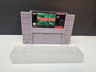 Disney's The Jungle Book SNES Super Nintendo Video Game 1994 Authentic Cartridge - Image 1 of 4
