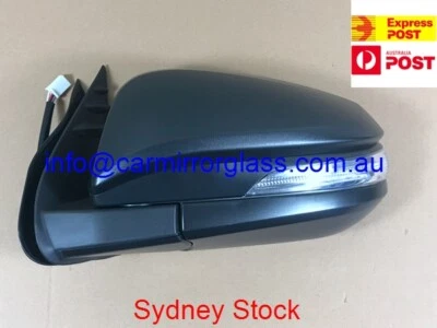 ESPELHO DE PORTA PARA TOYOTA HILUX 2015 para a esquerda (preto, pisca-pisca, dobra elétrica - Imagem 1 de 2