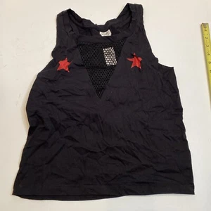 Victoria's Secret PINK Tanktop Gr. Small schwarz Logo rot weiß & beleuchtet - Bild 1 von 6
