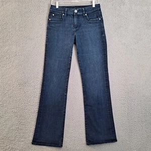 Kut From the Kloth 6 Boot Cut Mid Rise Dark Wash Stretch Blue Jeans 29"W x 32"L - Picture 1 of 16