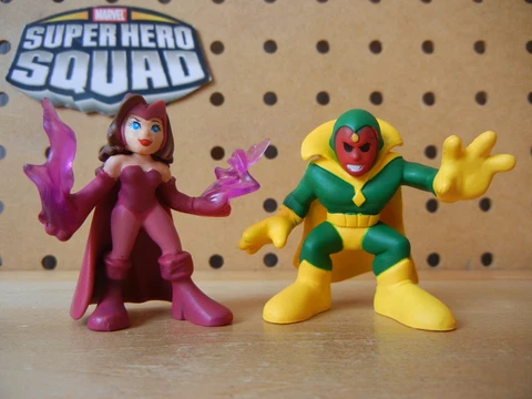 Marvel Super Hero Squad WandaVision Lot: SCARLET WITCH & VISION wanda avengers Cover
