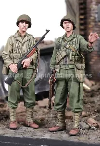 ALPINE MINIATURES 1/35 - 35323 Fanteria USA 2° Set ID (2 figurine) - Foto 1 di 2