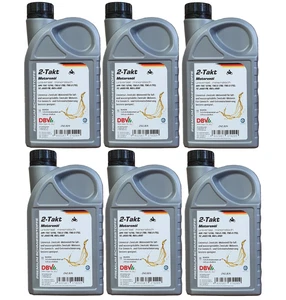 DBV 2-Takt Öl mineralisch Universal 6x1 Liter 2T Öl Motoröl API TC JASO FB - Bild 1 von 2