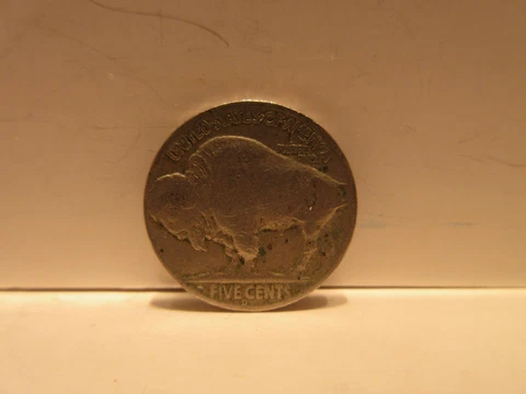1936 D Error Buffalo Nickel Struck Through Cloth United States US Coin Cover