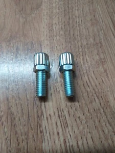 M6 x 16mm (x2) BRAKE CABLE BARREL ADJUSTER SCREWS, BOLTS. CYCLE BRAKE ADJUSTERS. - Picture 1 of 2