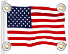 G128 amerikanische USA Flagge 3x5 Fuß bedruckt 150D Polyester, 4 Ecken Messing Tüllen