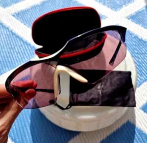 Occhiali da sole specializzati 'Adaptalite Italy' blu/viola ottica ciclismo ***RARI* - Foto 1 di 8