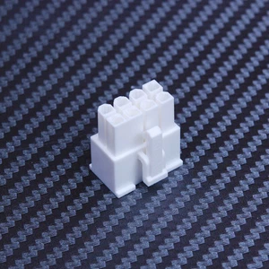Shakmods 8pin Female PCI-E GPU Power Connector Socket White + 8 Free Female Pins - Picture 1 of 2