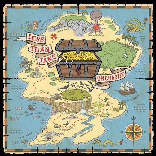 Less than Jake - Uncharted [Used Very Good Vinyl LP] - Image 1 of 1