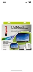 Legrand HT2202-WH-V1 Kit occultamento cavi e schermo piatto da parete NUOVO - Foto 1 di 5
