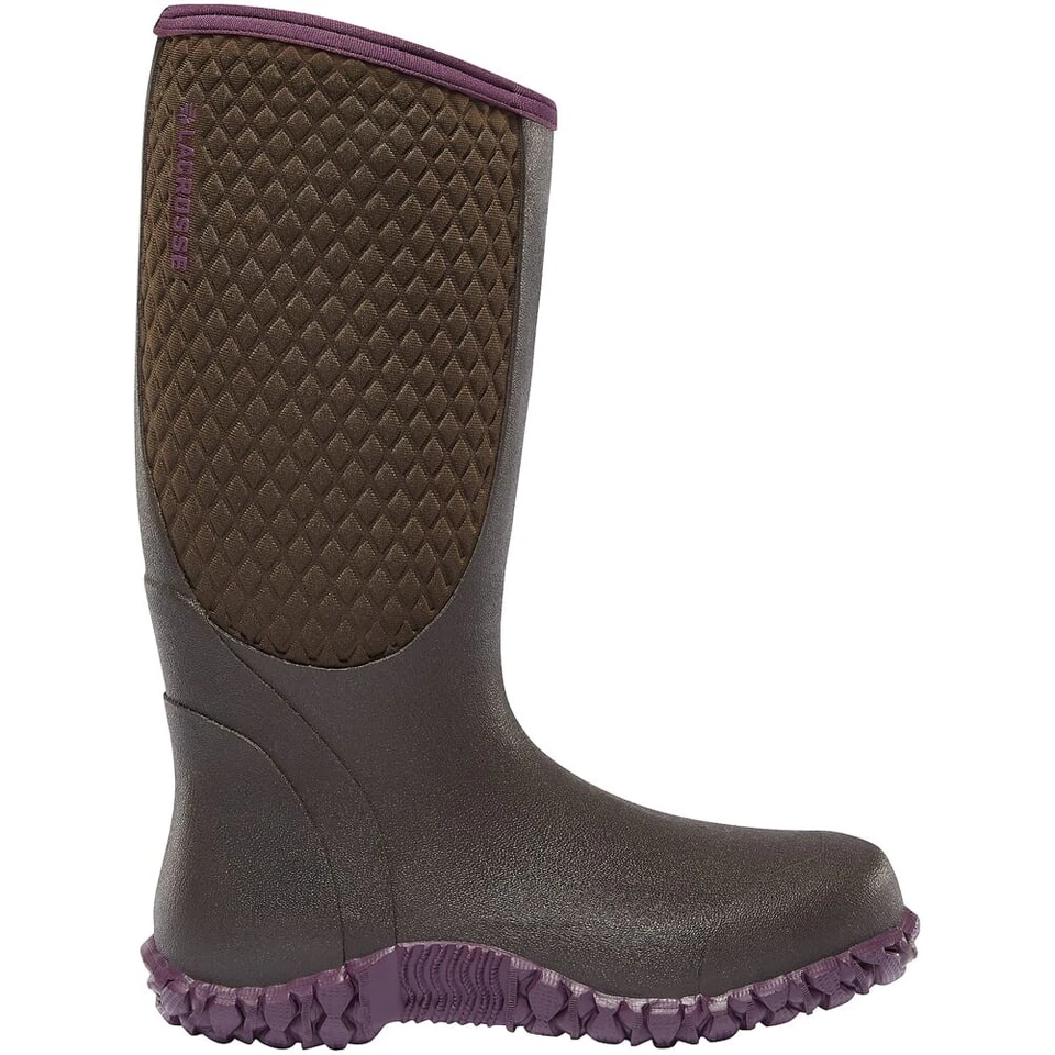 Lacrosse Women's Alpha Lite 14" Neoprene Boots, Choc/Plum, Size 5 (610032-05) - Image 1 of 1