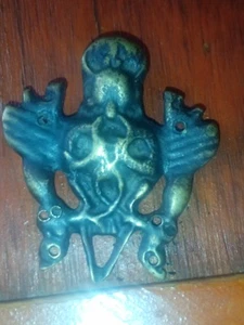 Antique Tibetan Buddhist Amulet Pendant- Garuda Thokcha, Tokcha, TK 55*65mm 39gr - Picture 1 of 8