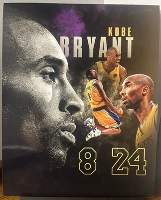 KOBE BRYANT COLLAGE 8x10 PHOTO PRINT LOS ANGELES LAKERS - Image 1 of 2