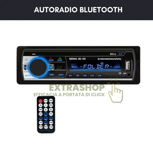 Autoradio Bluetooth 1DIN Stereo Auto 65Wx4 | MP3 USB SD AUX FM Radio | Display L - Foto 1 di 5