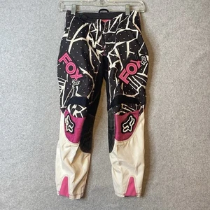 Fox Racing pants 24 Black Hot Pink Padded, Style #04220 - Picture 1 of 18