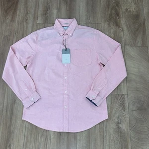 Men’s Racing Green Size M 15,5” Chest 40” Pink Cotton Tailored Fit Shirt - Picture 1 of 10