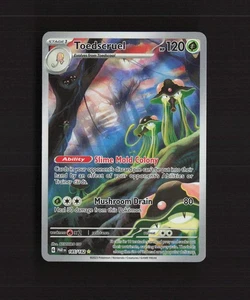 Tarjeta Pokémon holográfica ultra rara arte completo Toedscruel 185/182 Paradox Rift casi nueva - Imagen 1 de 10