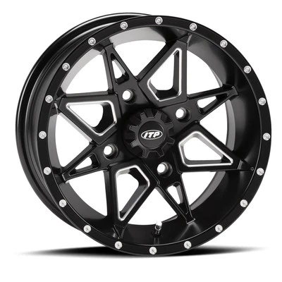 ITP Storm Wheel 14x7 4/156 Tornado negro 4+3 Polaris Ranger 570 XP DIRECCIÓN ASISTIDA ELÉCTRICA (2016) Foto 1 de 3