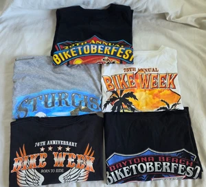 2016 - 2021 Biker T Shirts Bike Week Daytona Beach Biketoberfest Sturgis Choose - Picture 1 of 49