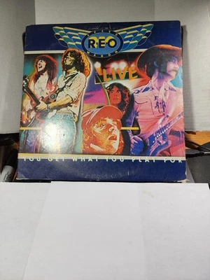 REO Speedwagon - Live You Get What You Play For 1977 Epic  VG R25 - Image 1 of 2