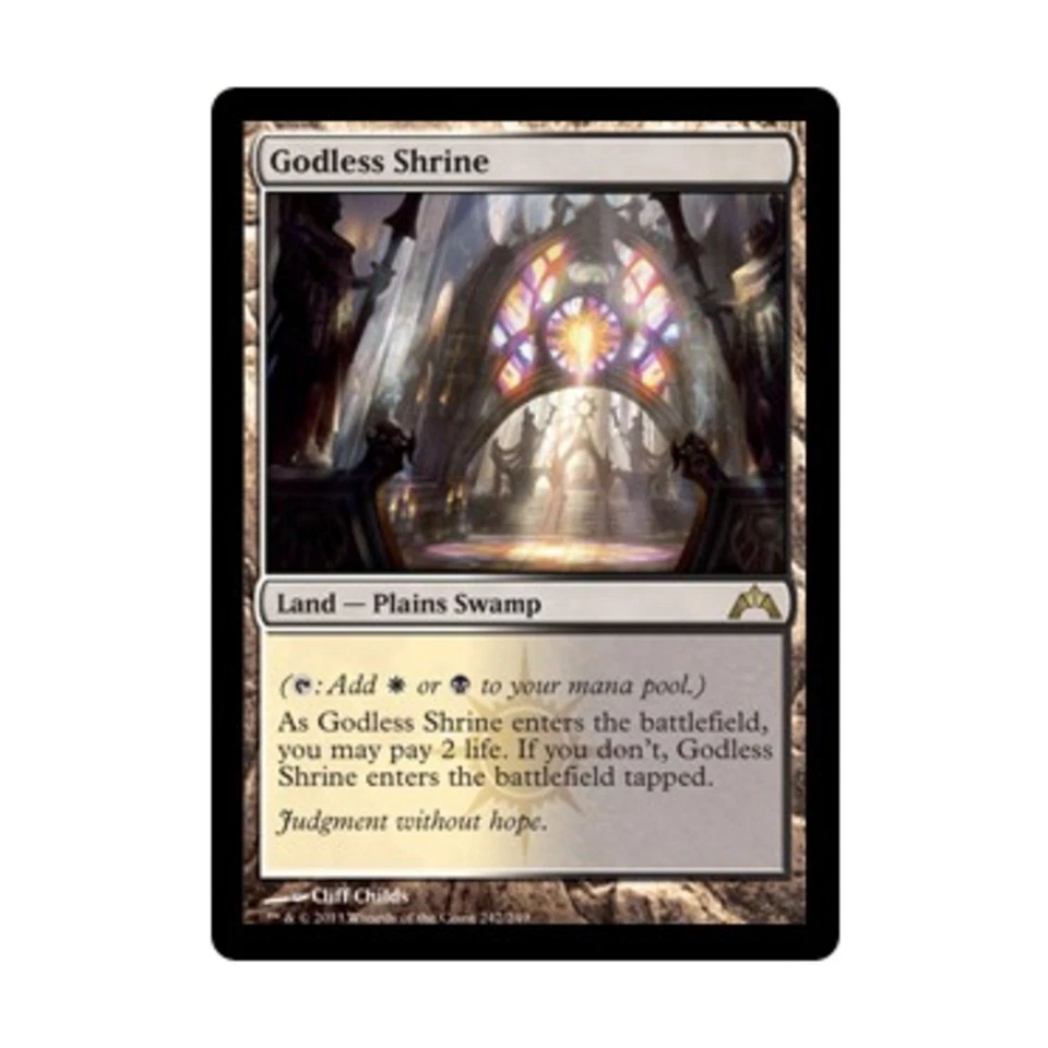 WOTC MtG Gatecrash Godless Shrine (R) NM - Image 1 of 1