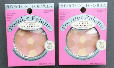Pack 2 Physicians Formula Powder Palette Multi-Colored Blush Blushing Peach 2465 - Image 1 of 2